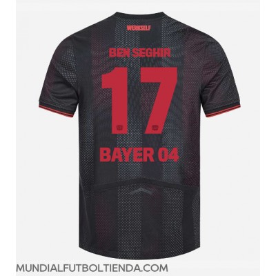 Camiseta Bayer Leverkusen Eliesse Ben Seghir #17 Primera Equipación Replica 2025-26 mangas cortas Camiseta Bayer Leverkusen Eliesse Ben Seghir #17 Primera Equipación Replica 2025-26 mangas cortas